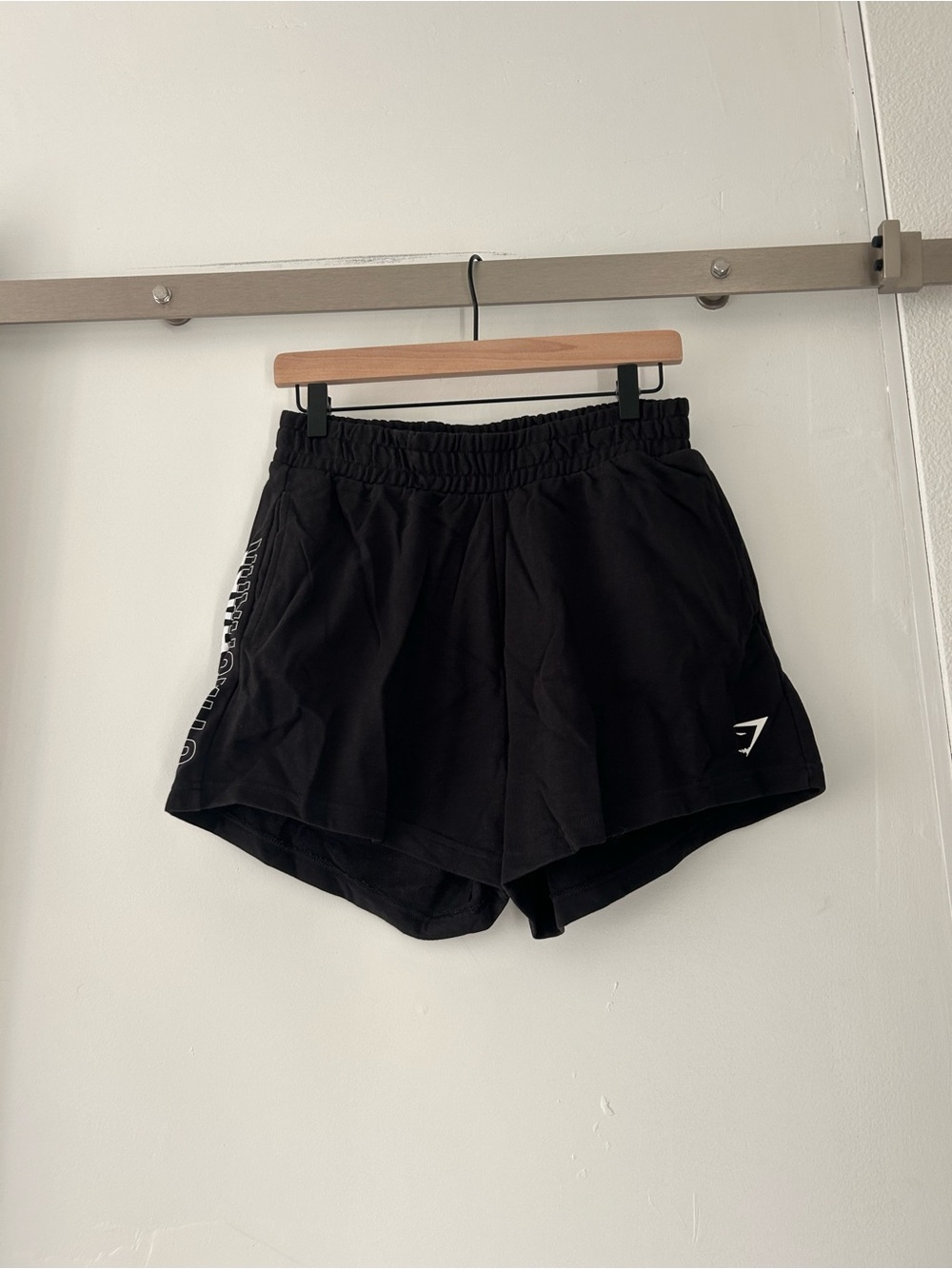 Gymshark Black Women's Training Shorts with Side Logo